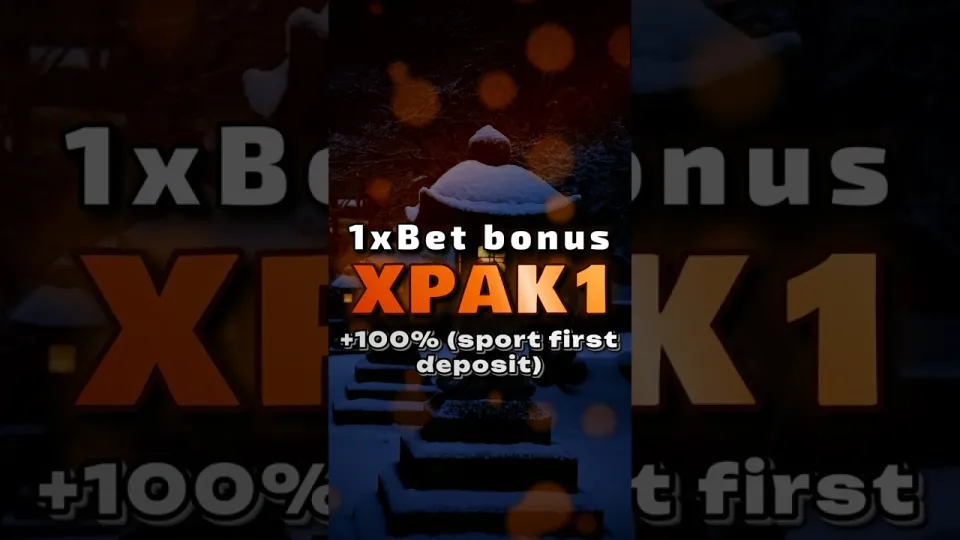 The 1xBet welcome bonus with promo code XPAK1 gives you a 100% boost on your first deposit