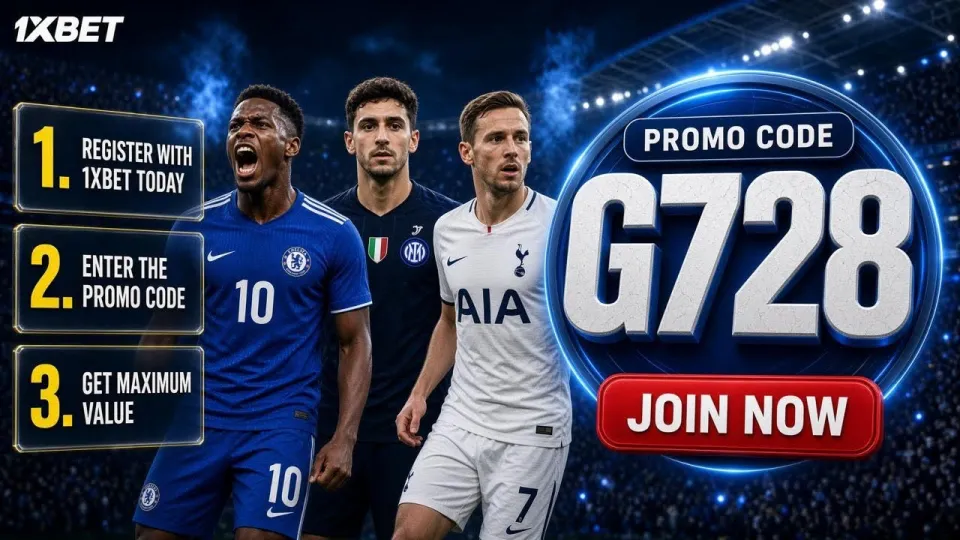 What does the 1xBet promo code G728 unlock for new players in 2026?